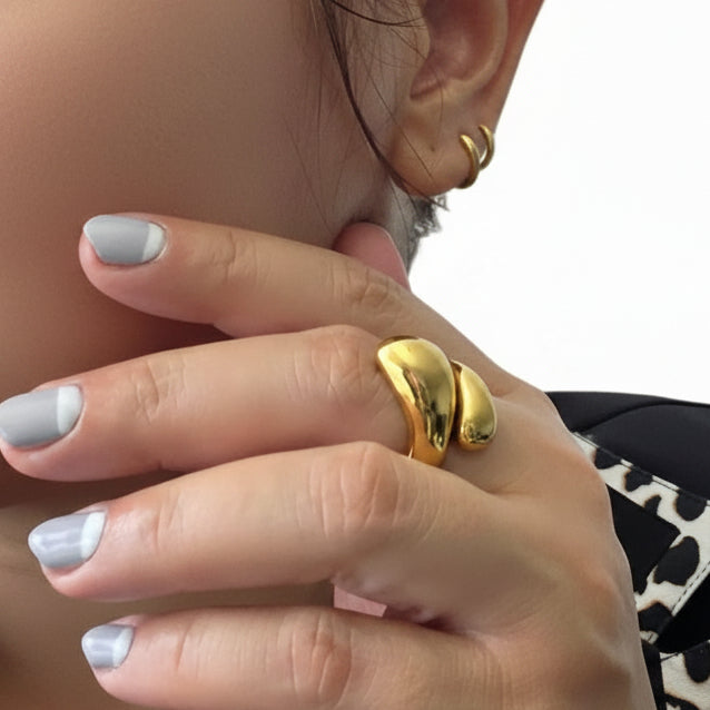 Ring Goals | Gold Plated | Stainless Steel Essentials